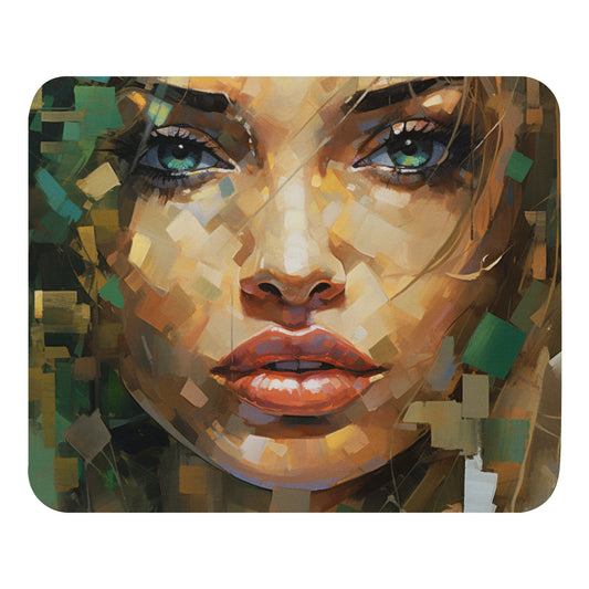 Abstract Portrait Mouse Pad