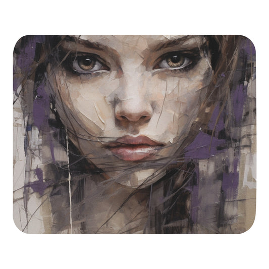 Abstract Portrait Mouse Pad