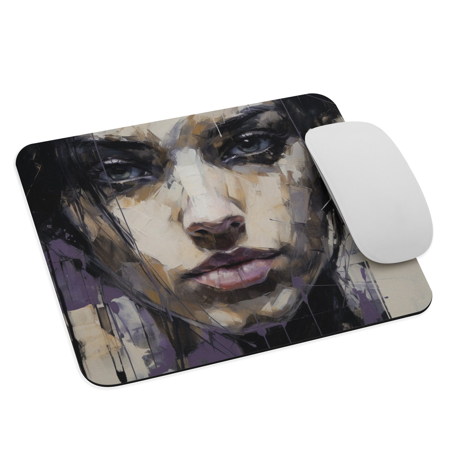 Abstract Portrait Mouse Pad