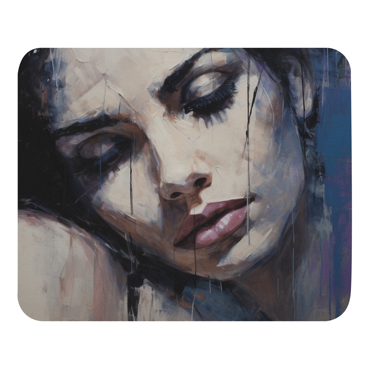 Abstract Portrait Mouse Pad