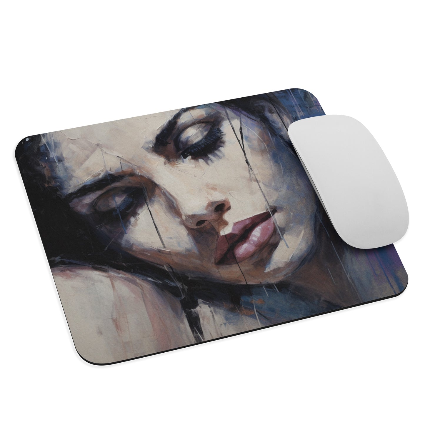 Abstract Portrait Mouse Pad