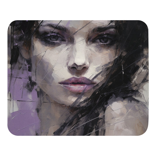 Abstract Portrait Mouse Pad