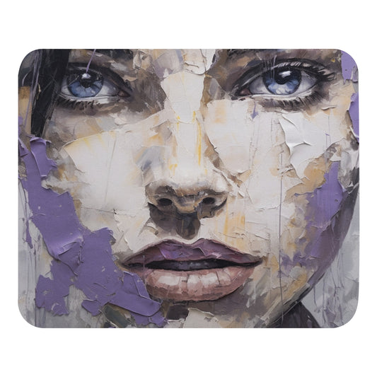 Abstract Portrait Mouse Pad