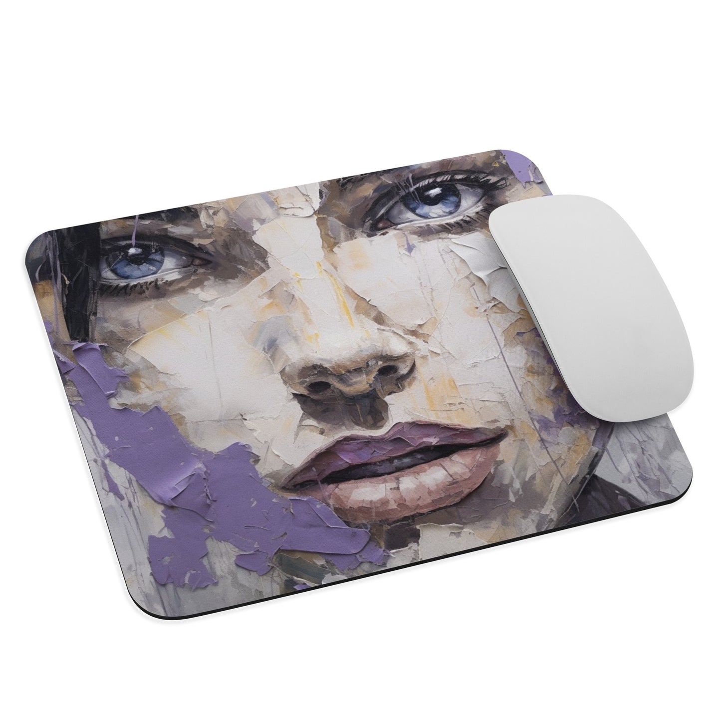 Abstract Portrait Mouse Pad