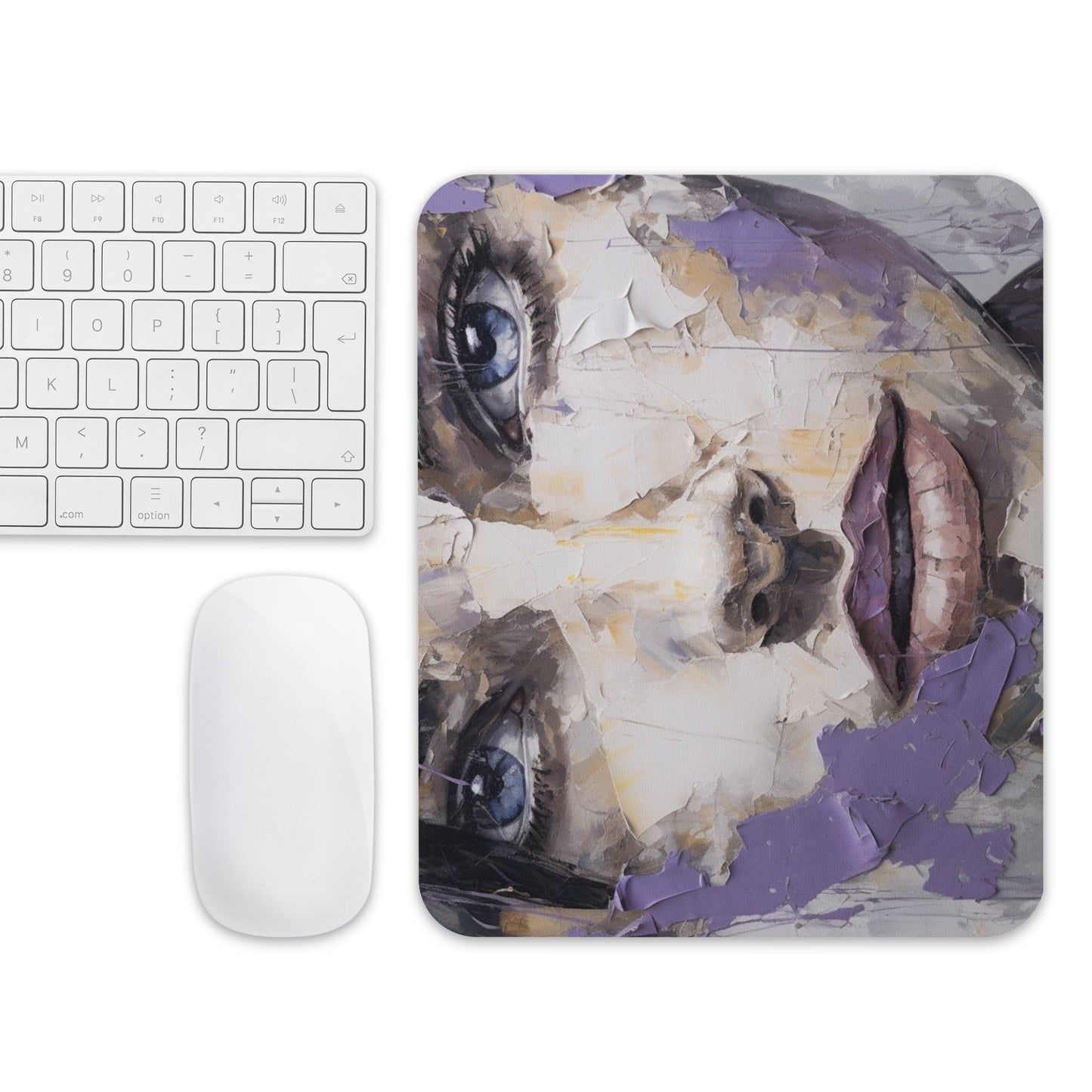 Abstract Portrait Mouse Pad