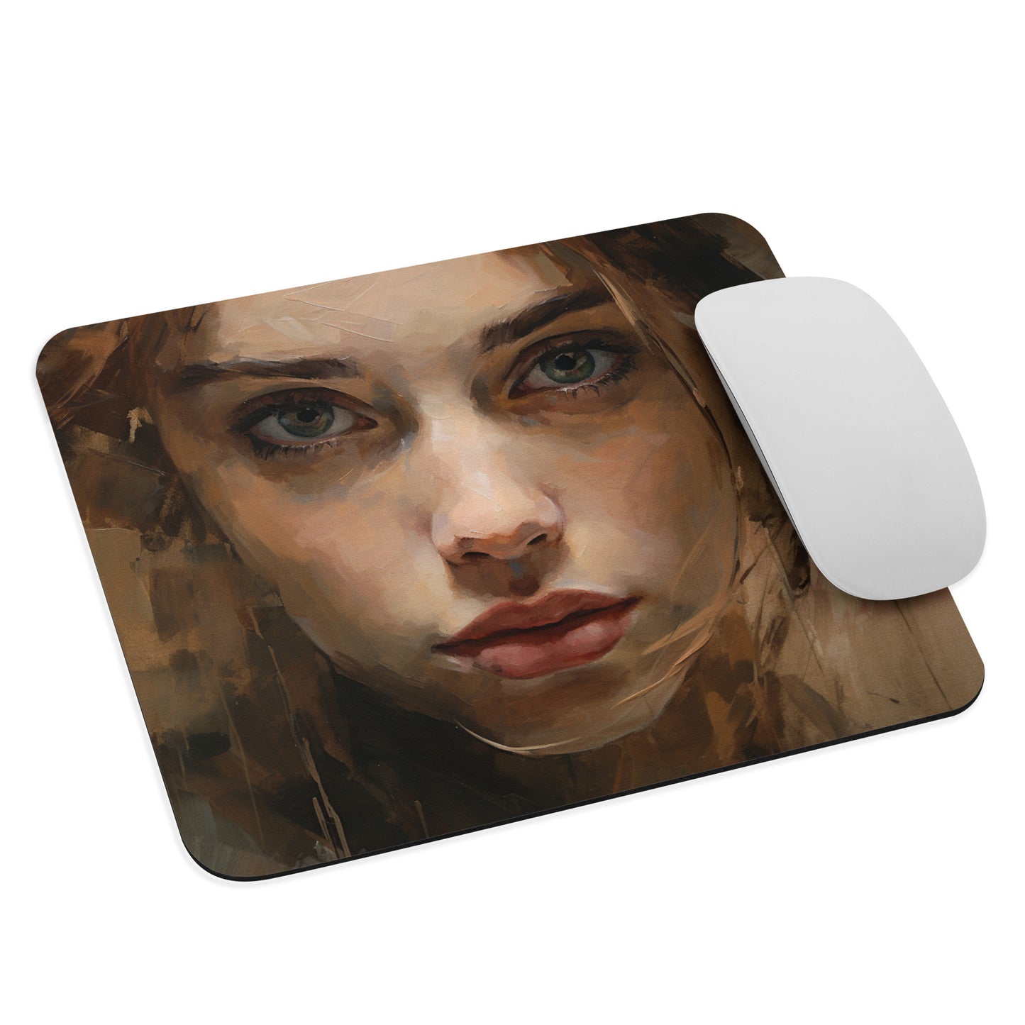 Abstract Portrait Mouse Pad