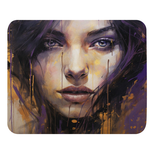 Abstract Portrait Mouse Pad