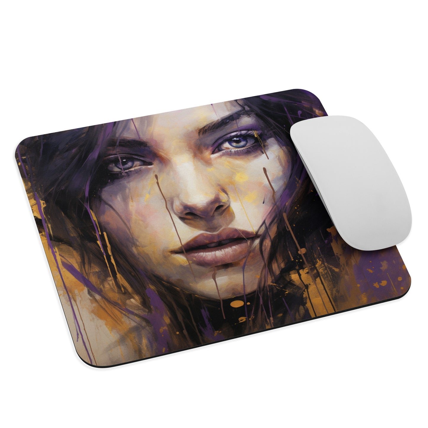 Abstract Portrait Mouse Pad