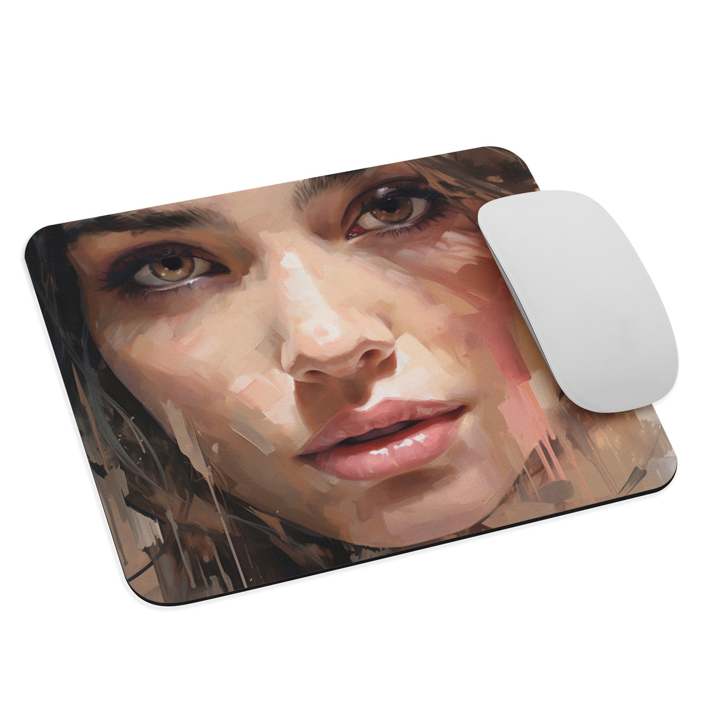 Abstract Portrait Mouse Pad