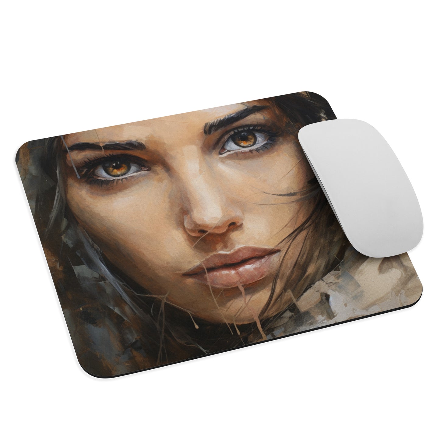 Abstract Portrait Mouse Pad