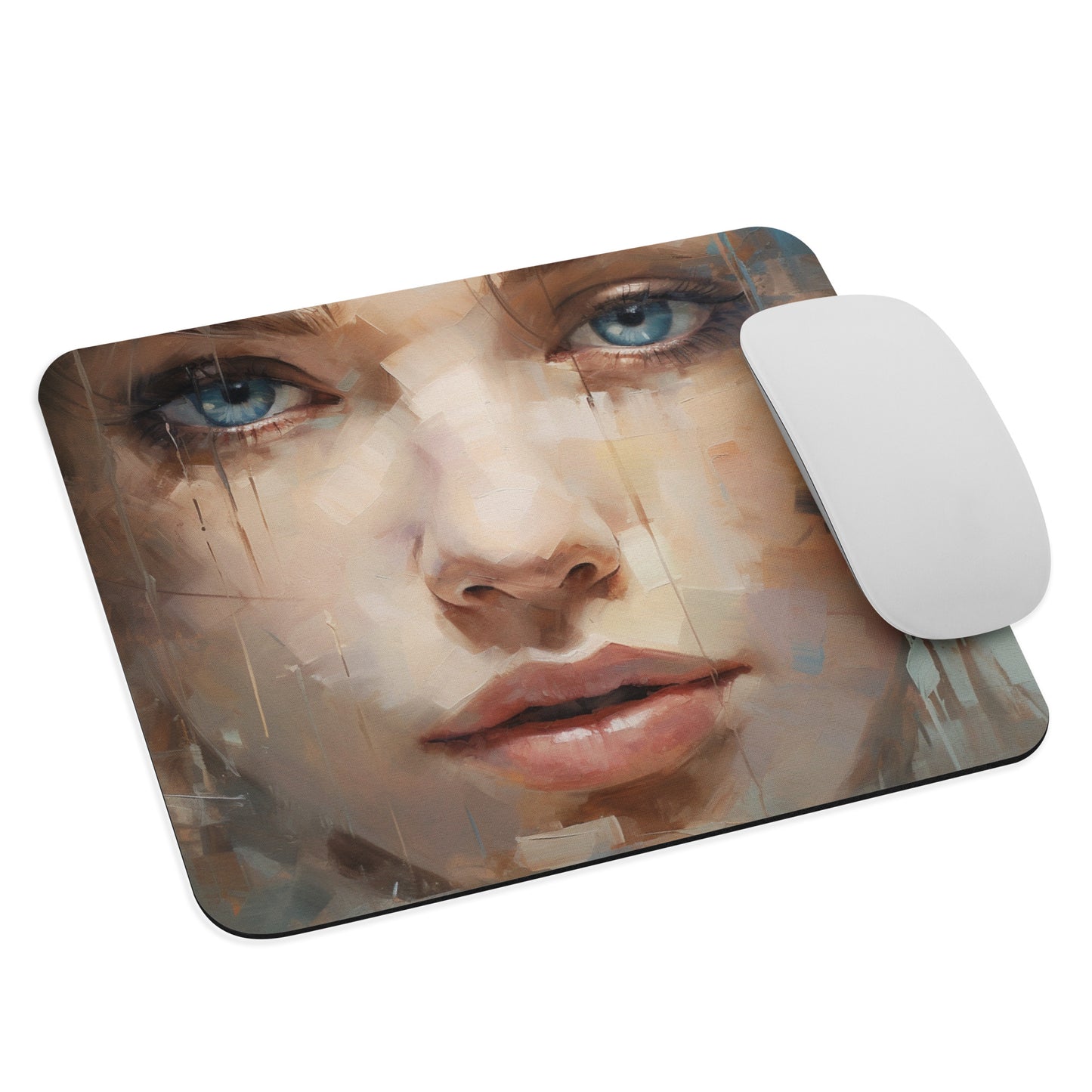 Abstract Portrait Mouse Pad