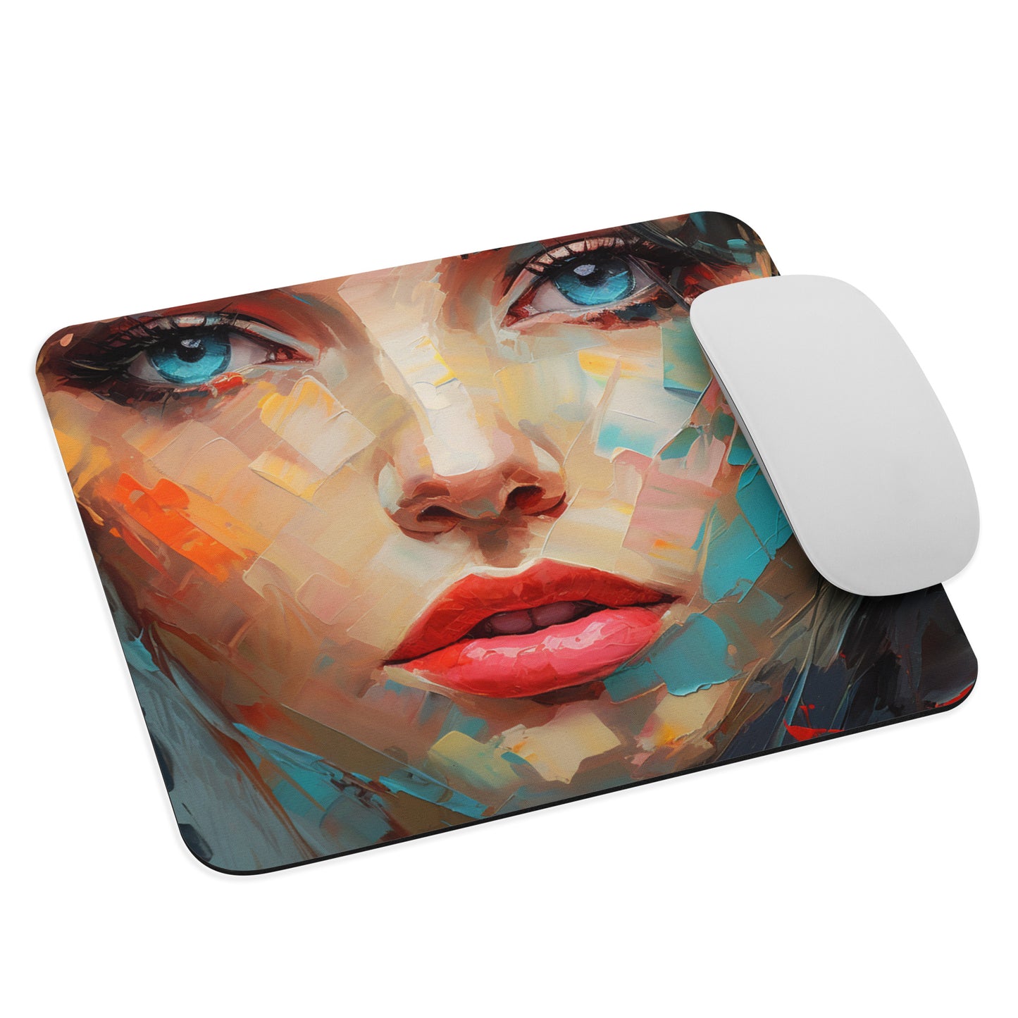 Abstract Portrait Mouse Pad