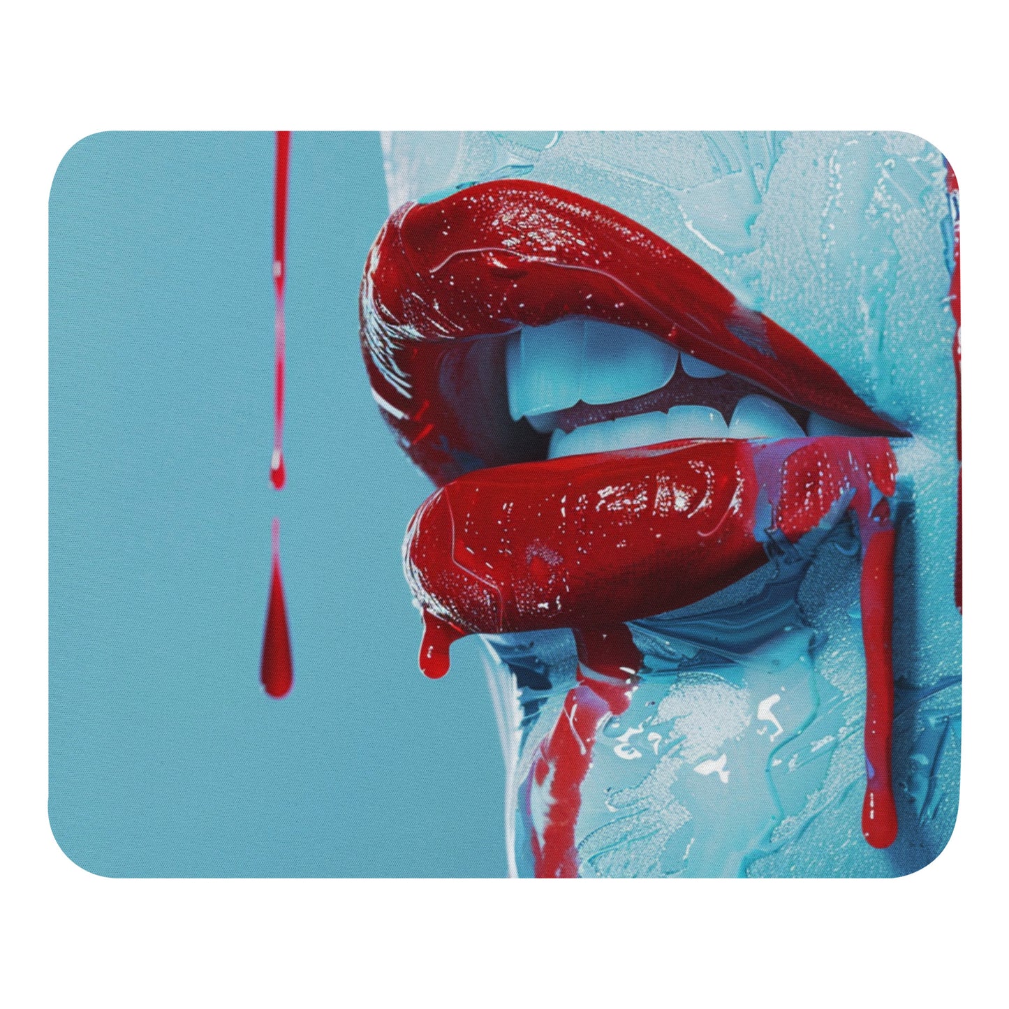 Abstract Portrait Mouse Pad