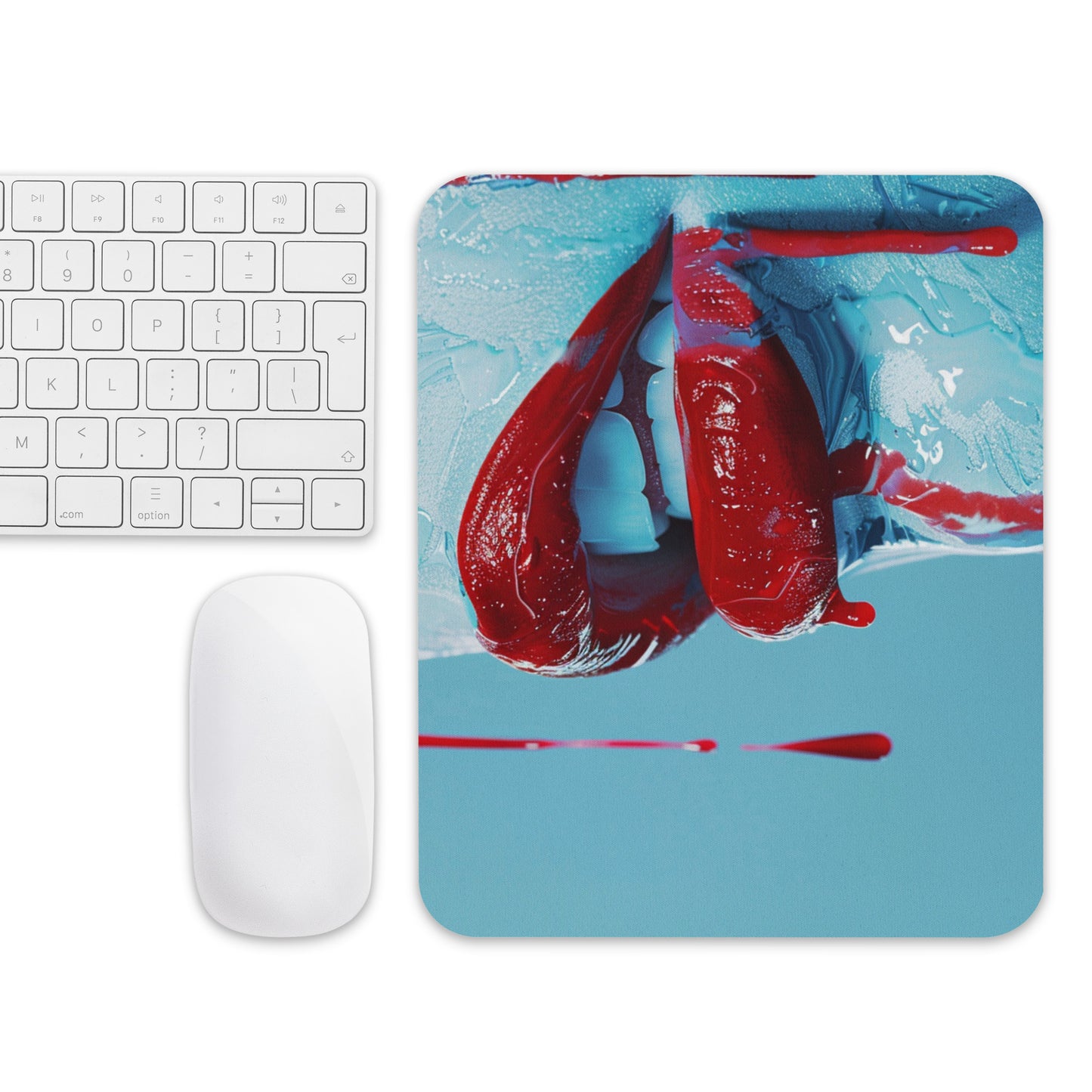 Abstract Portrait Mouse Pad