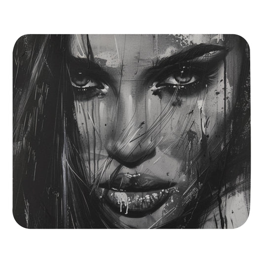 Abstract Portrait Mouse Pad