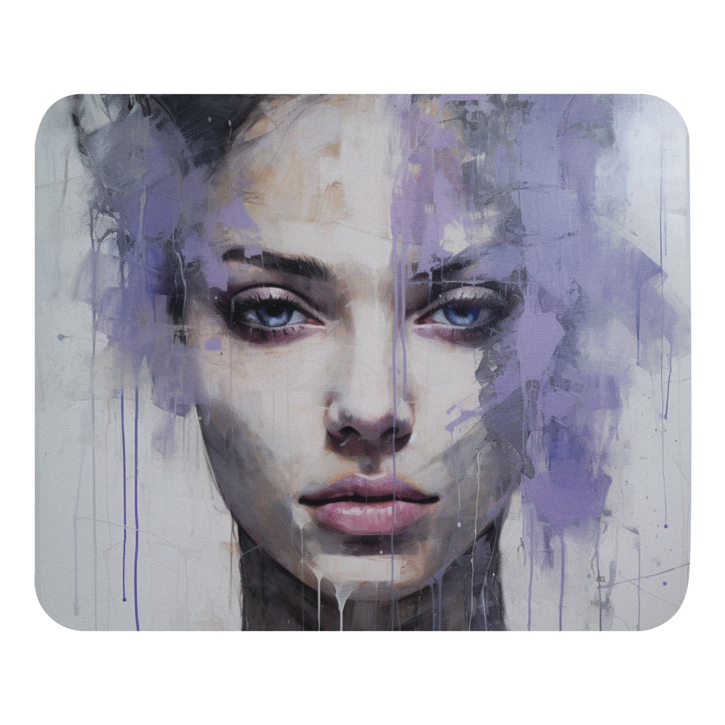 Abstract Portrait Mouse Pad