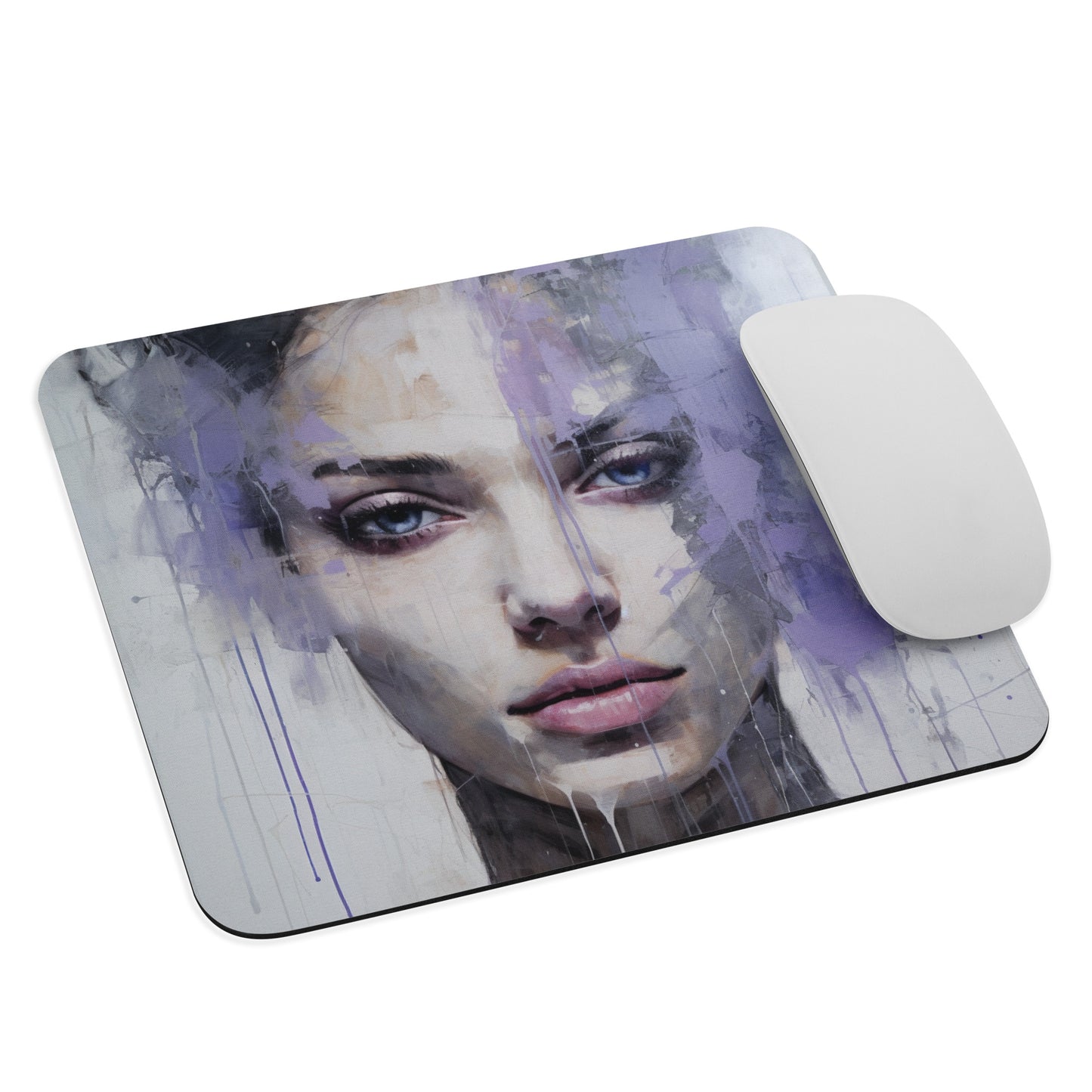 Abstract Portrait Mouse Pad