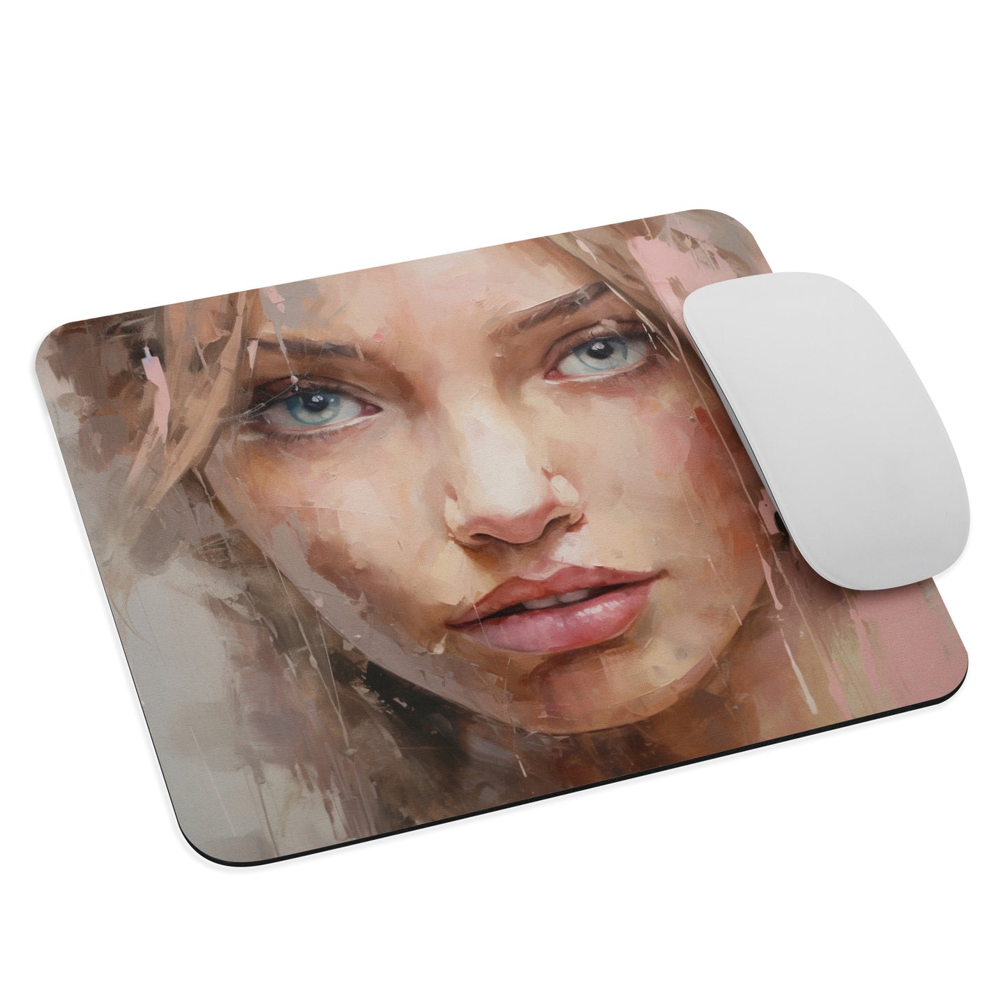 Abstract Portrait Mouse Pad