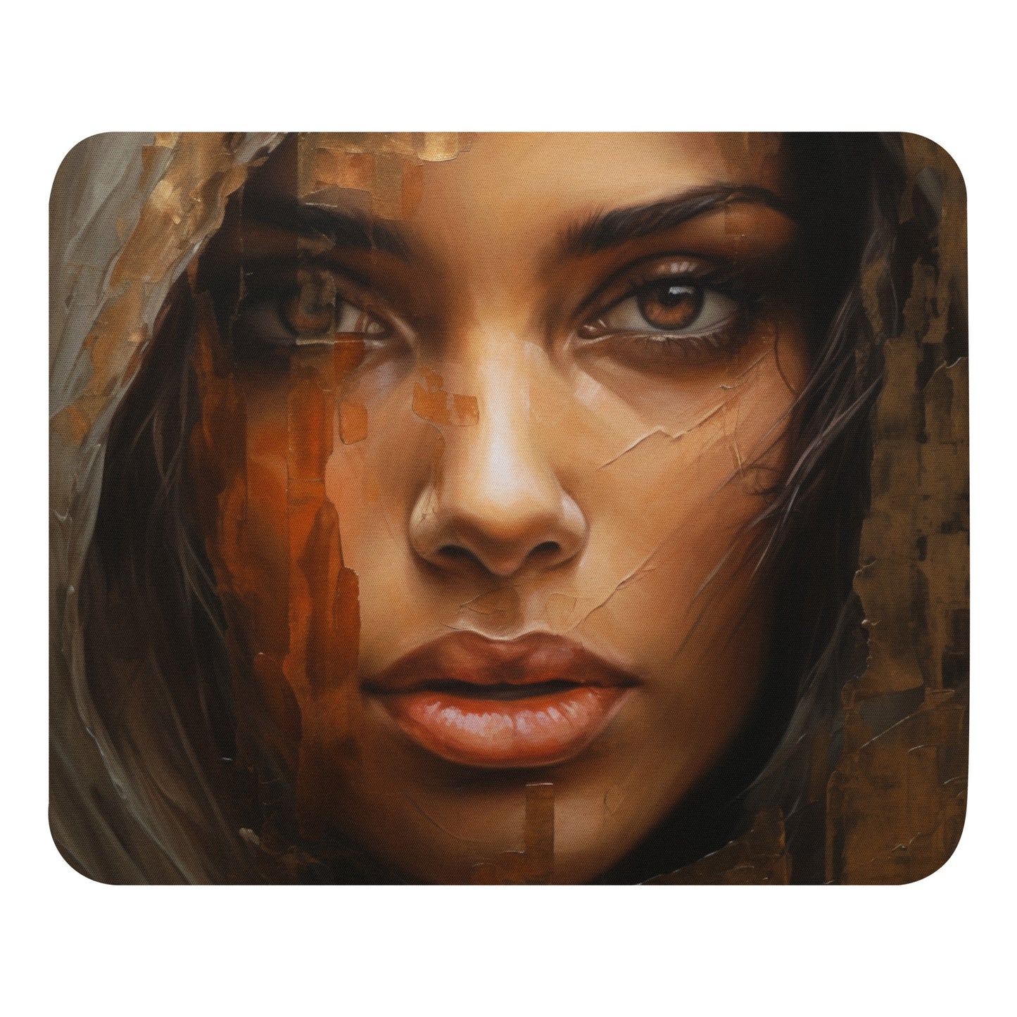 Abstract Portrait Mouse Pad