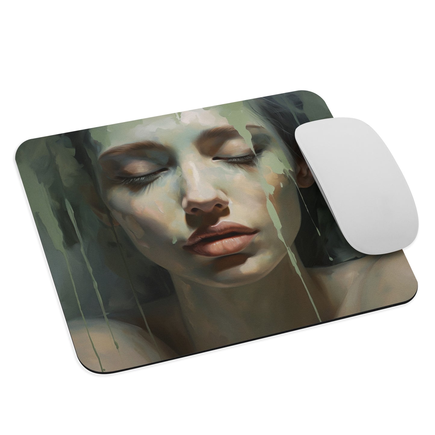 Abstract Portrait Mouse Pad