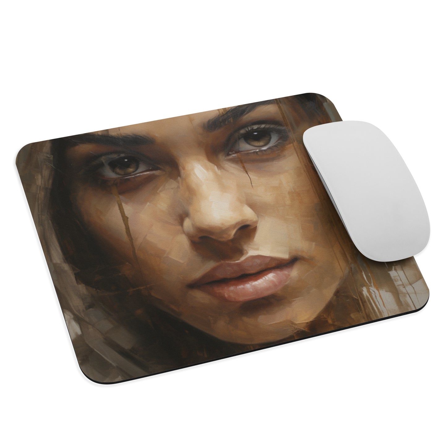 Abstract Portrait Mouse Pad