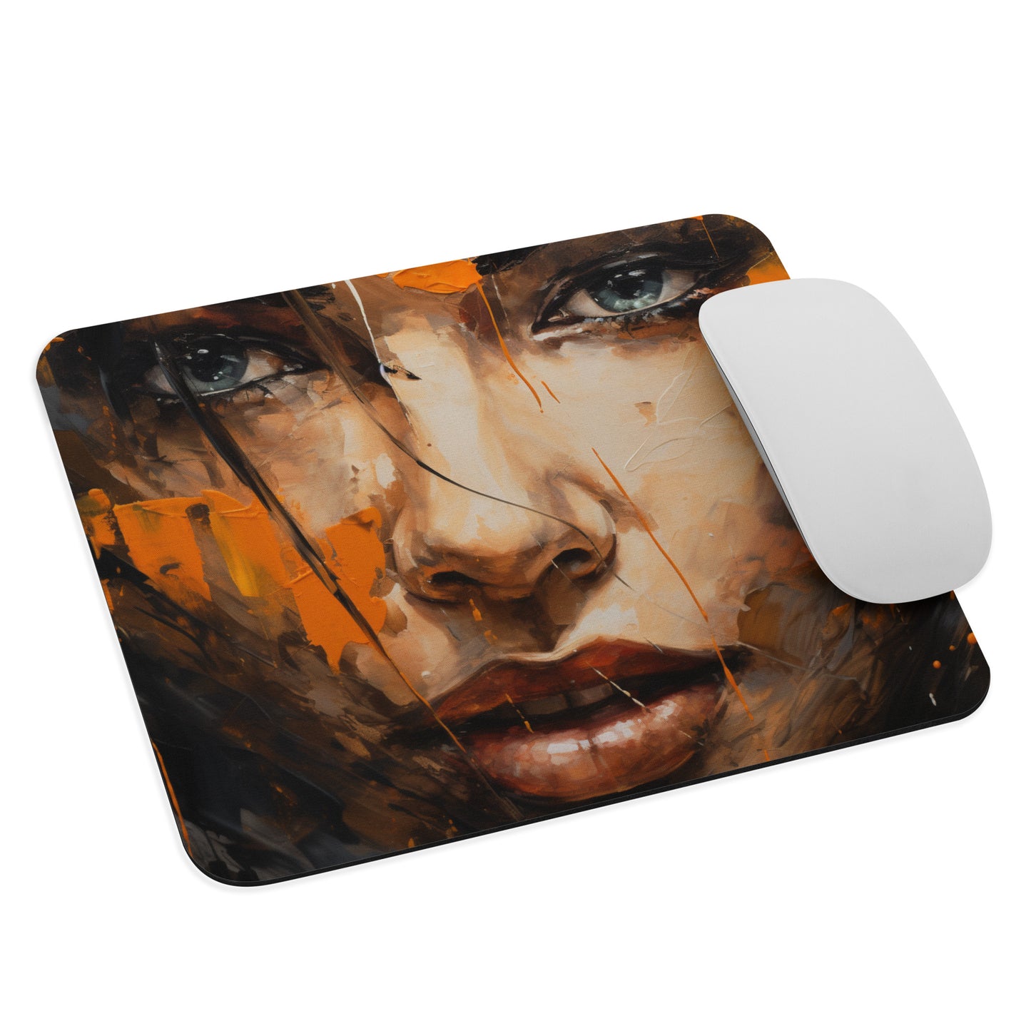 Abstract Portrait Mouse Pad