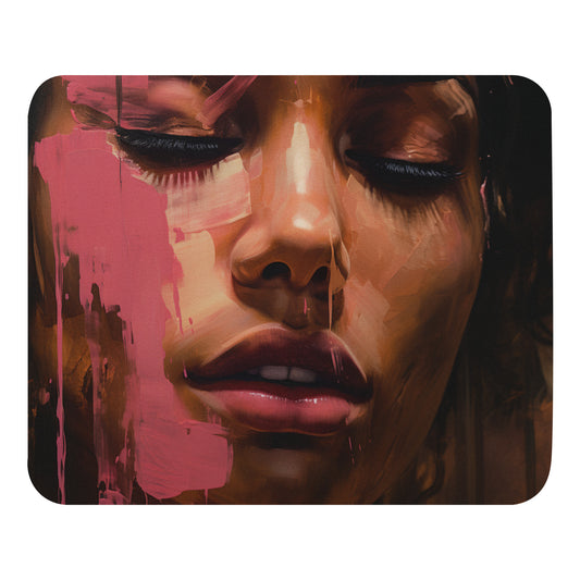 Abstract Portrait Mouse Pad