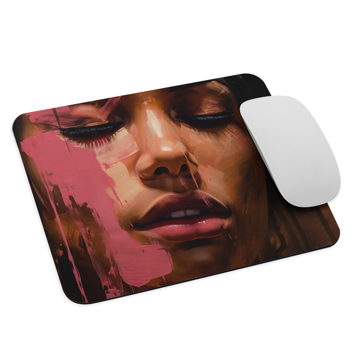 Abstract Portrait Mouse Pad