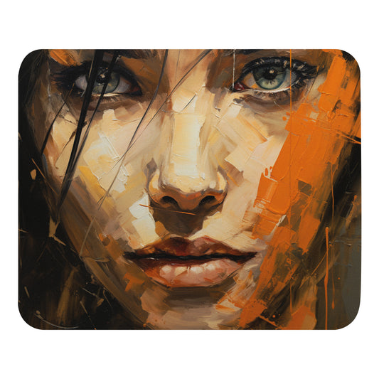 Abstract Portrait Mouse Pad