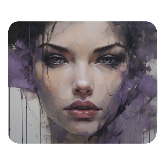 Abstract Portrait Mouse Pad