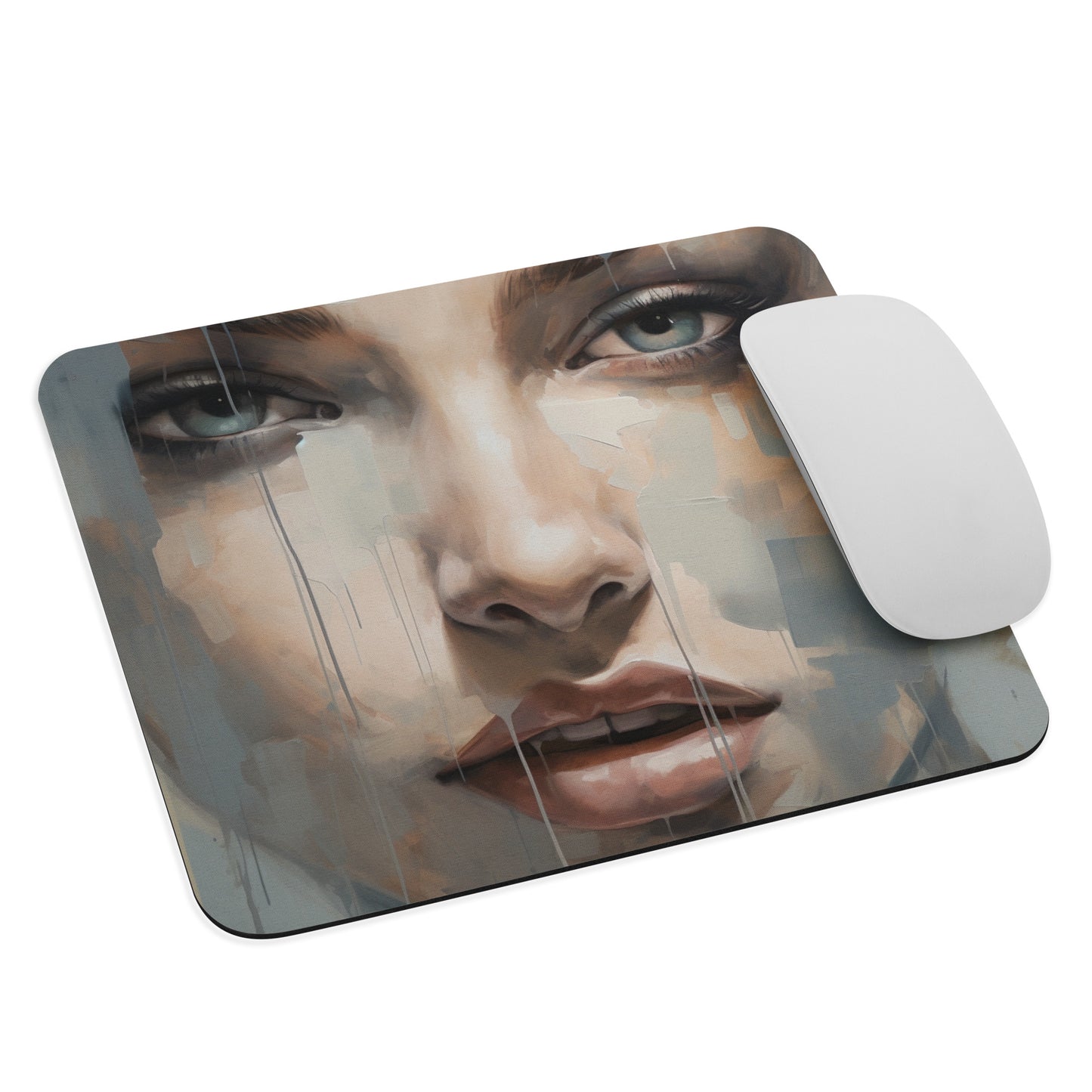 Abstract Portrait Mouse Pad