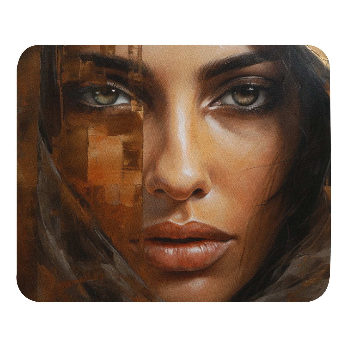 Abstract Portrait Mouse Pad