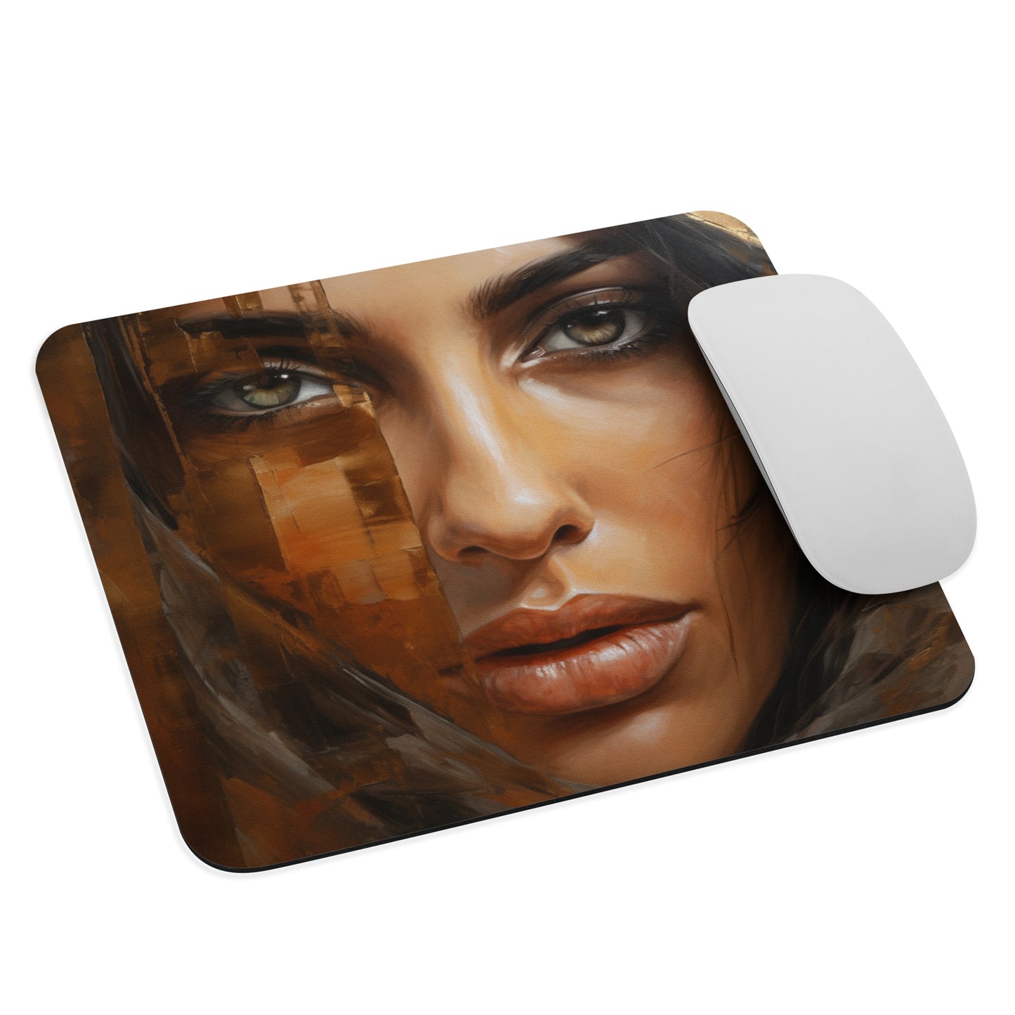 Abstract Portrait Mouse Pad