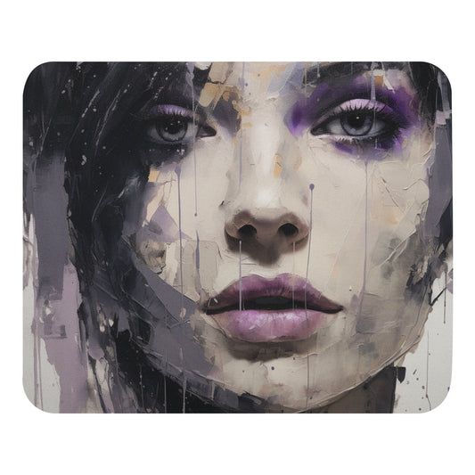 Abstract Portrait Mouse Pad