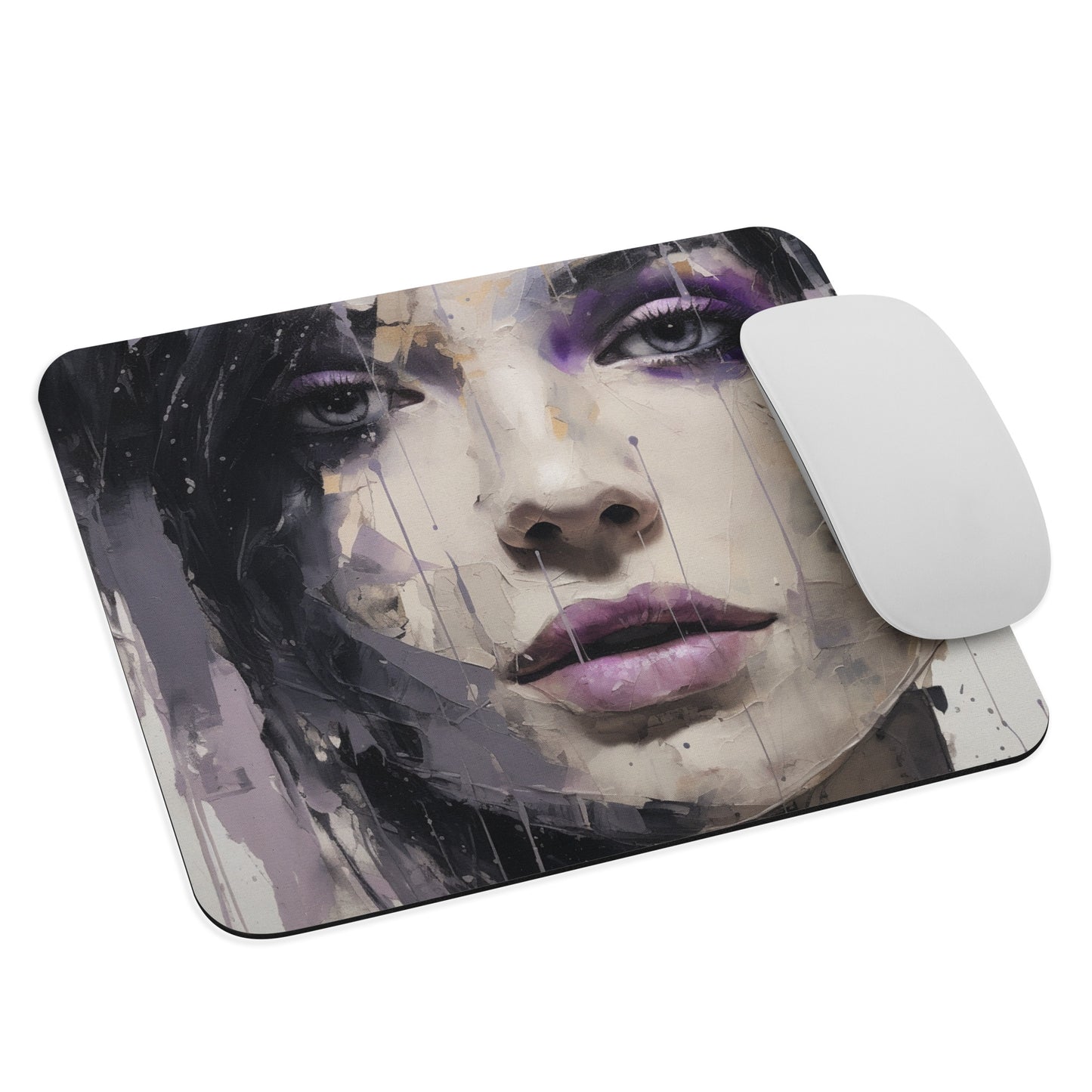 Abstract Portrait Mouse Pad