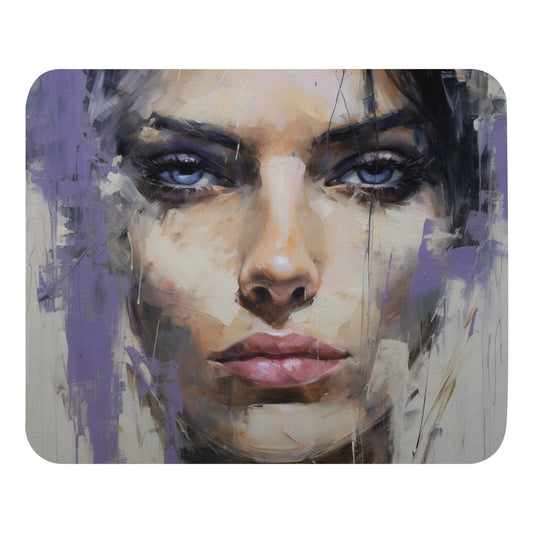 Abstract Portrait Mouse Pad