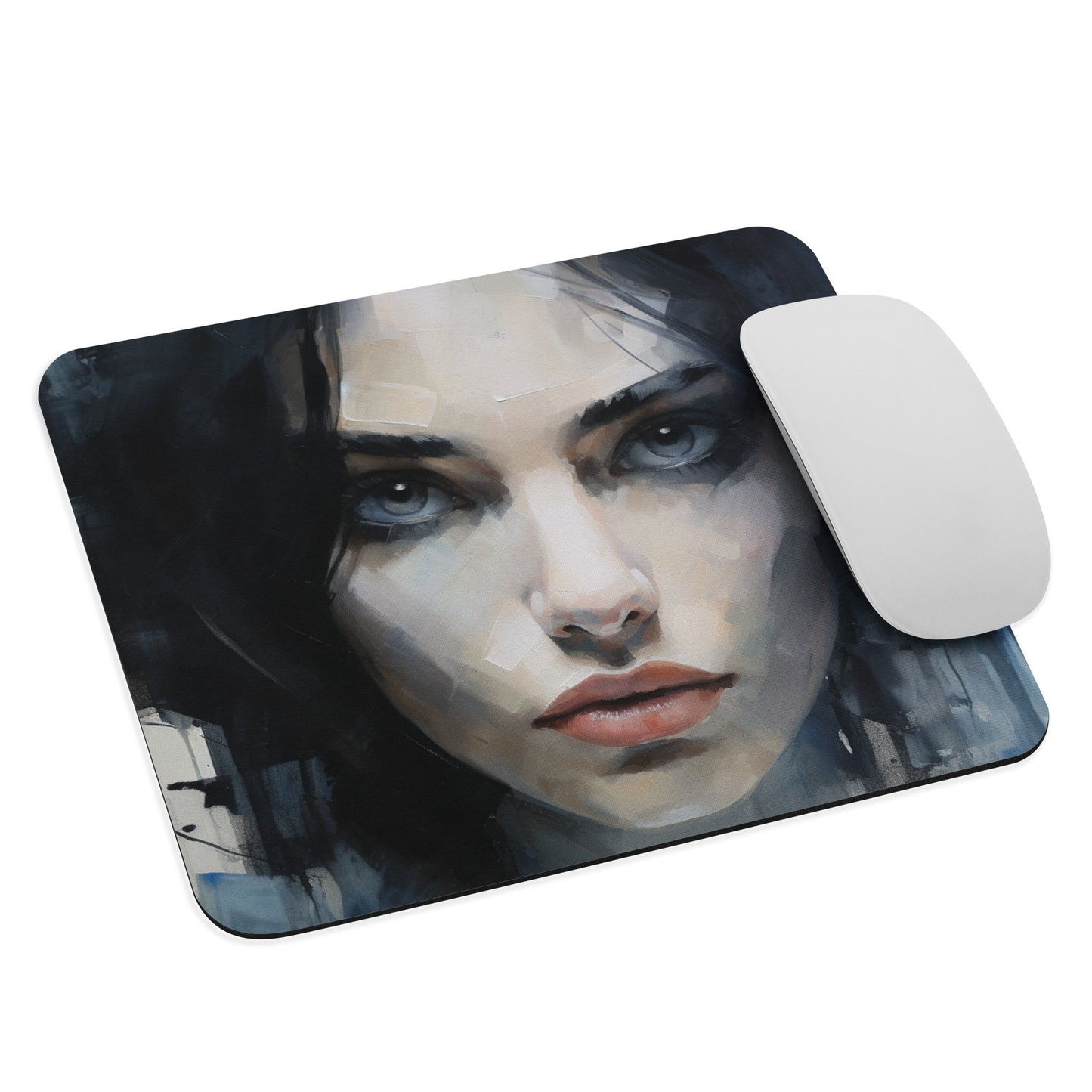 Abstract Portrait Mouse Pad