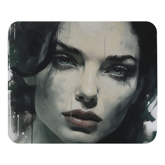 Abstract Portrait Mouse Pad