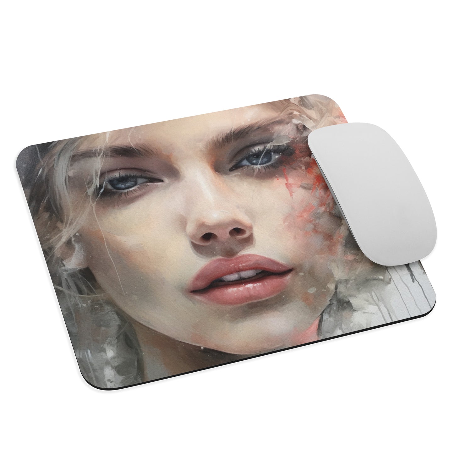 Abstract Portrait Mouse Pad