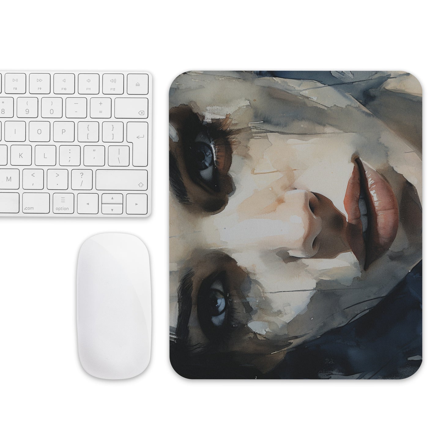 Abstract Portrait Mouse Pad