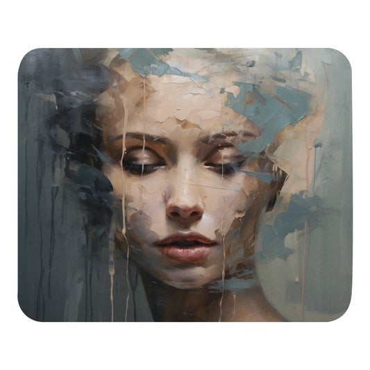 Abstract Portrait Mouse Pad