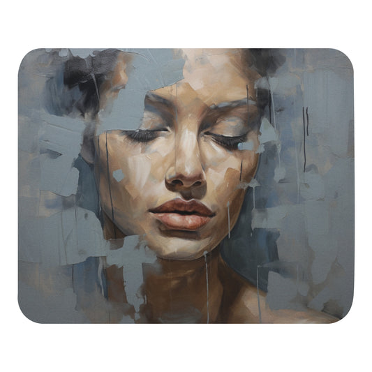 Abstract Portrait Mouse Pad