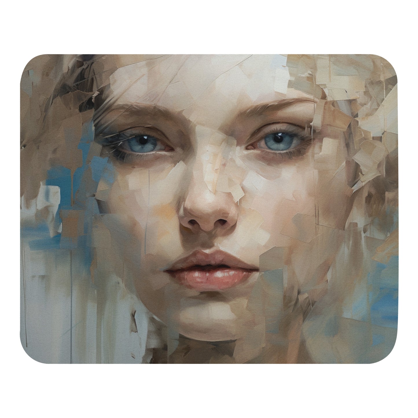 Abstract Portrait Mouse Pad