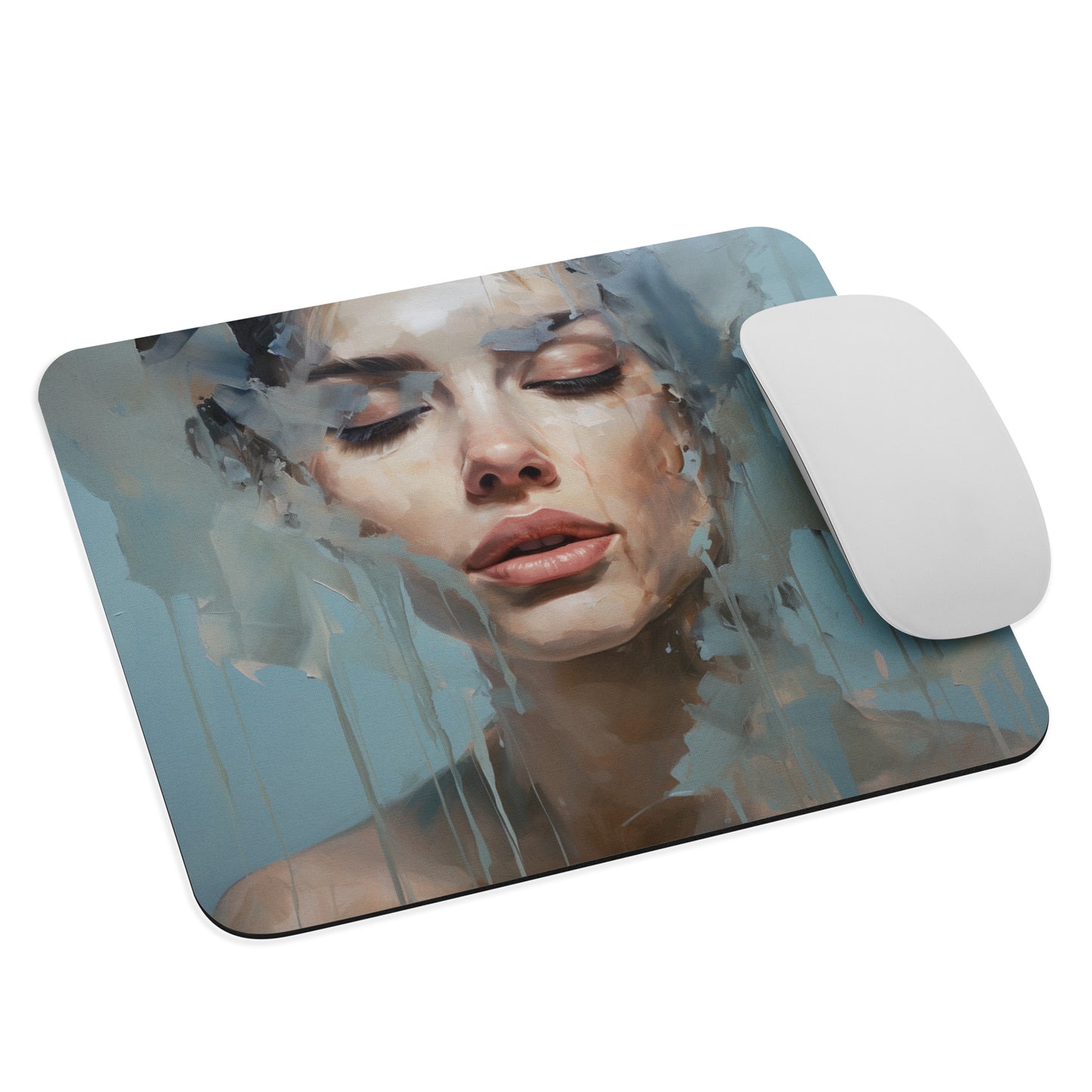 Abstract Portrait Mouse Pad