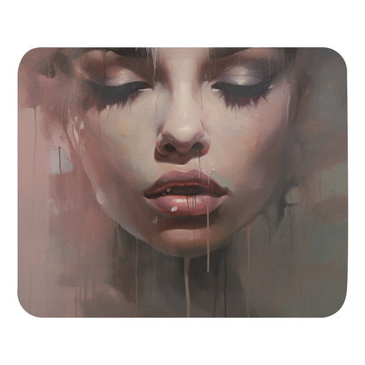 Abstract Portrait Mouse Pad