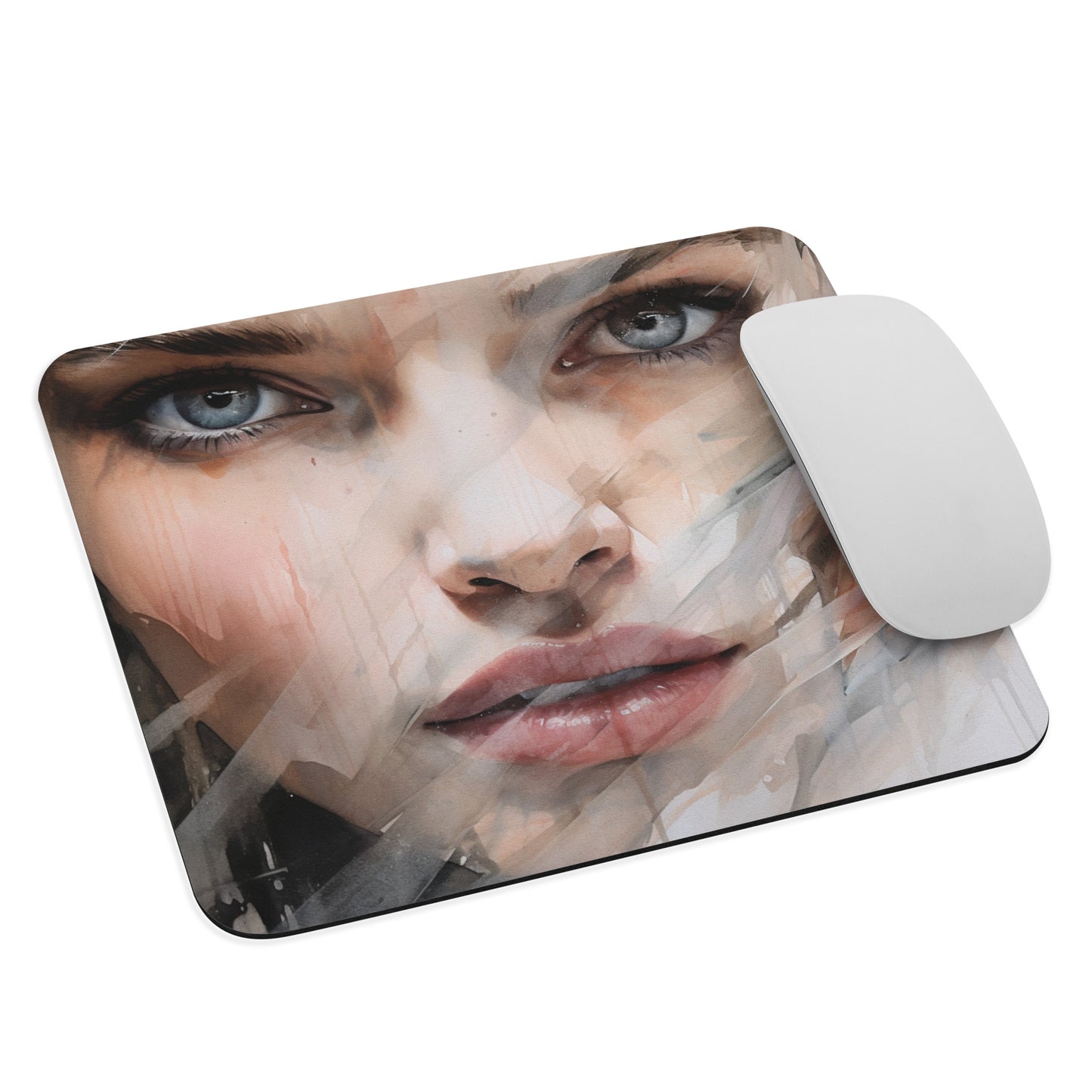 Abstract Portrait Mouse Pad