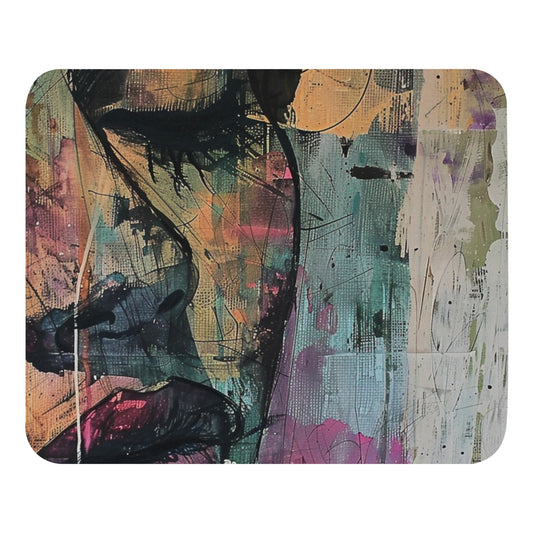 Abstract Portrait Mouse Pad