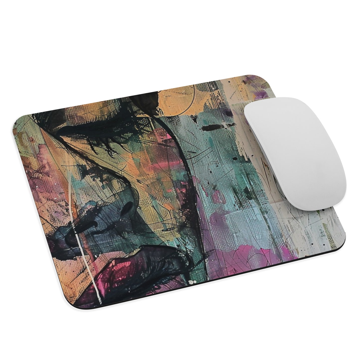 Abstract Portrait Mouse Pad