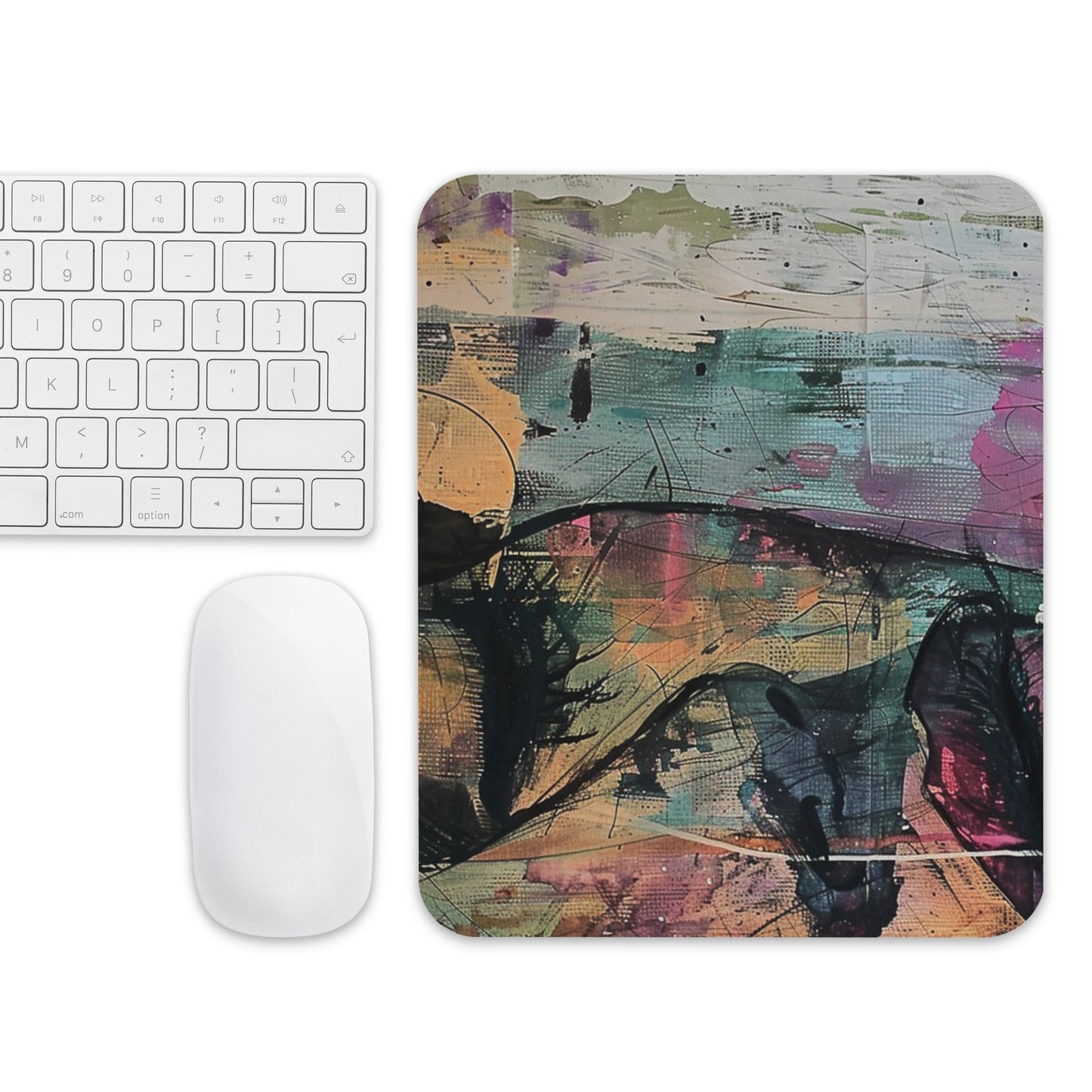 Abstract Portrait Mouse Pad