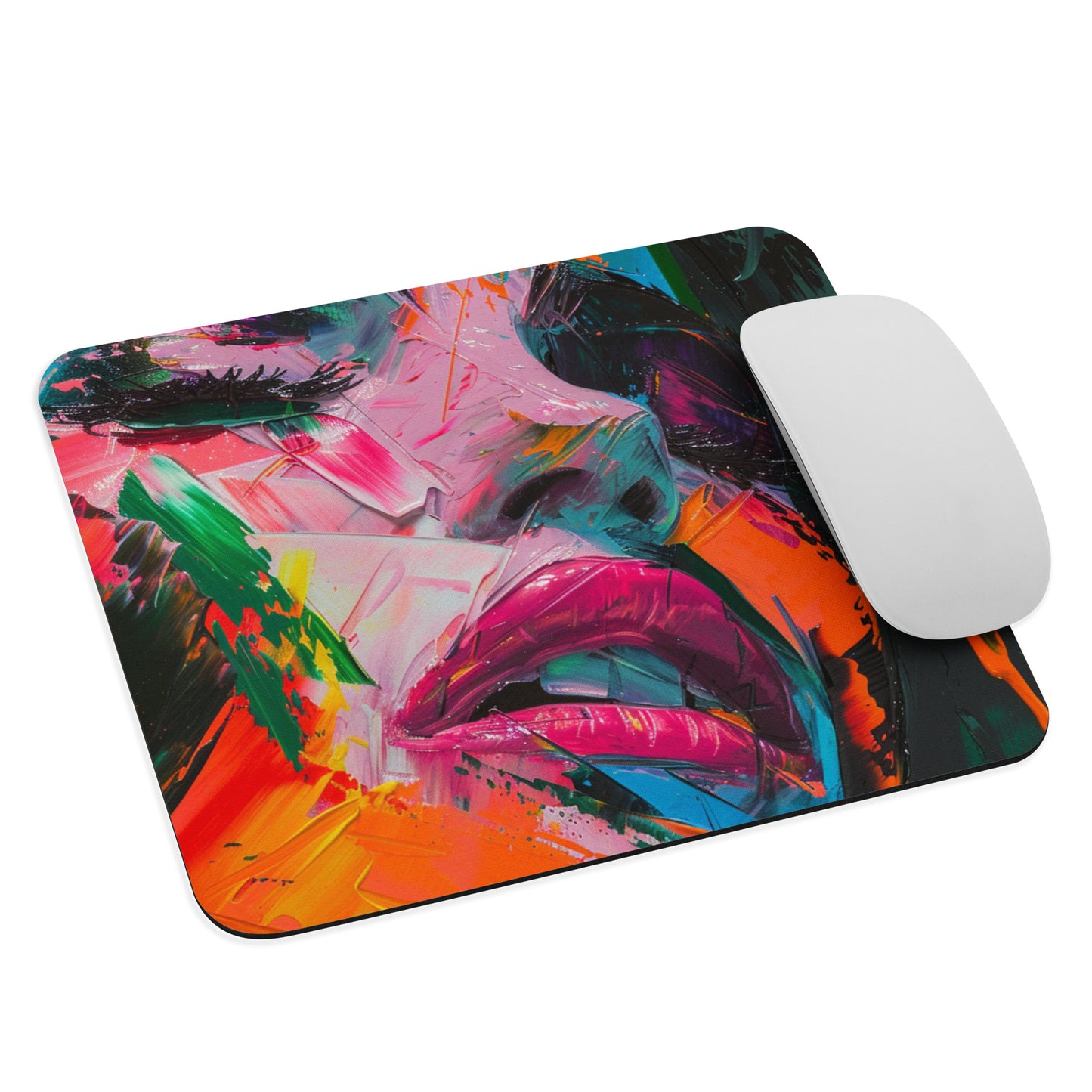 Abstract Portrait Mouse Pad